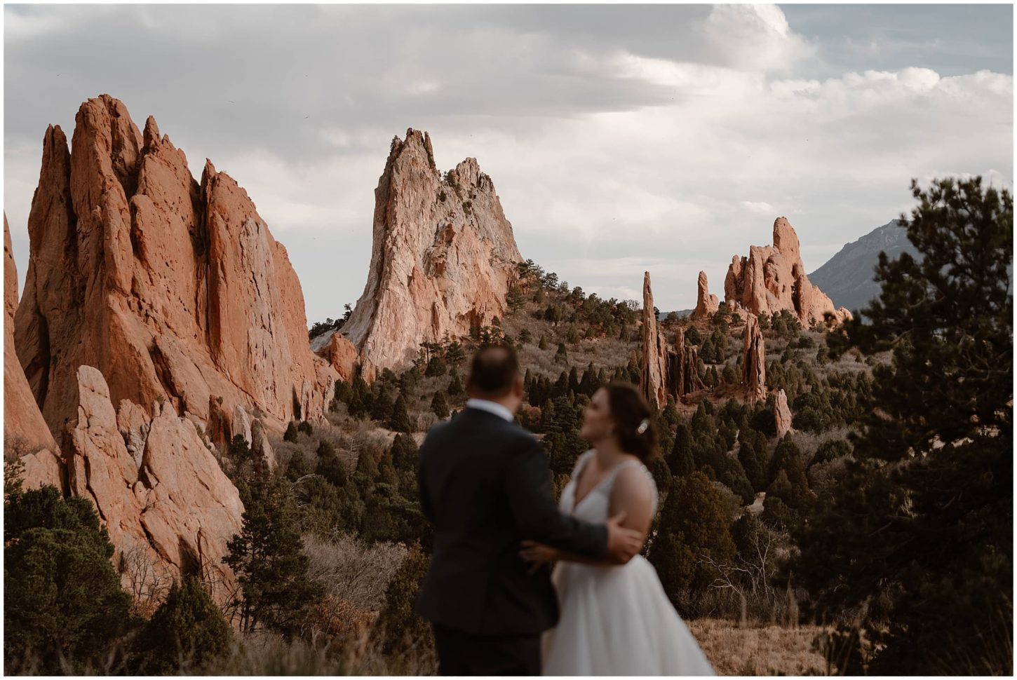 Colorado small outside wedding, brit nicole photography, mountain wedding, mountain elopement, colorado elopement, garden of the gods wedding, colorado elopement photographer, The Pinery at the Hill, Altitude Floral & Design